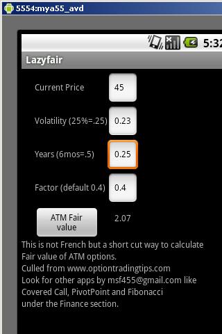 A LazyFair-way Android Finance