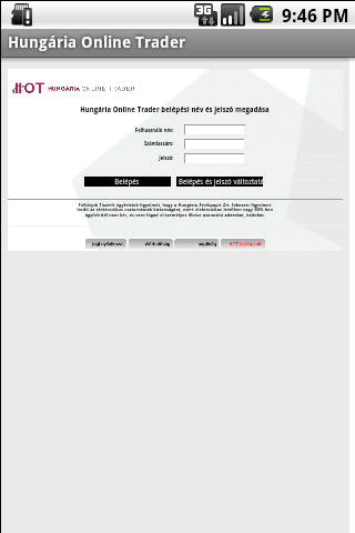 Hungária Online Trader Android Finance