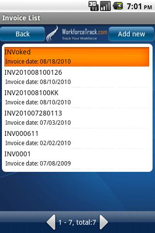 Web Based Invoice Management Android Finance