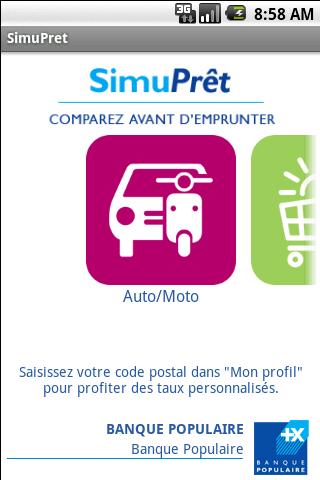 Simupret Android Finance