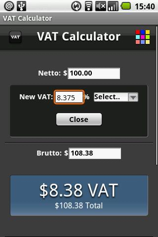 VAT Calculator Android Finance