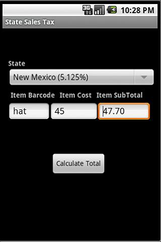State Sales Tax Android Finance