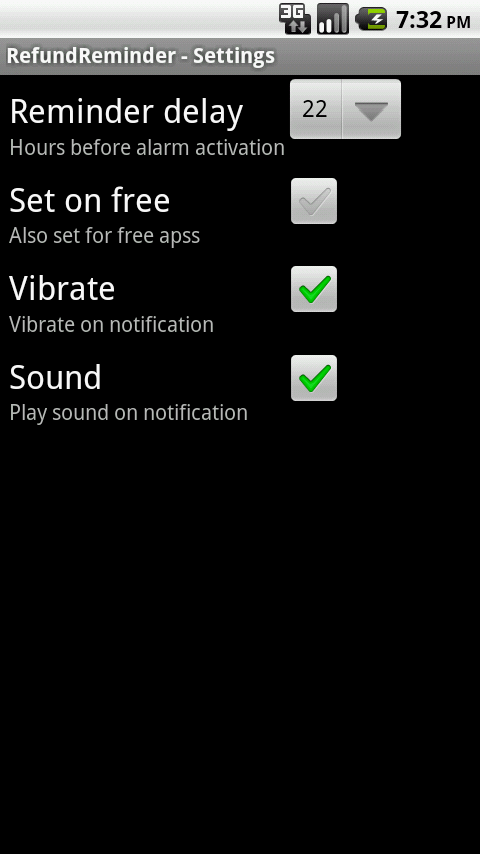 Refund Reminder Android Finance