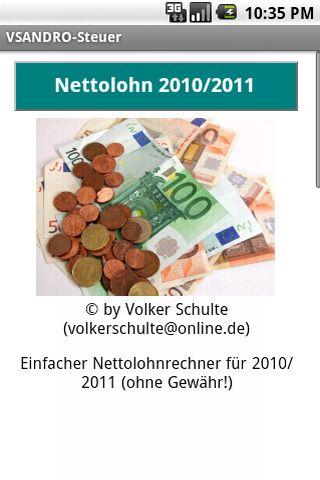 VSANDRO-Netto-Lohn-Gehalt Android Finance