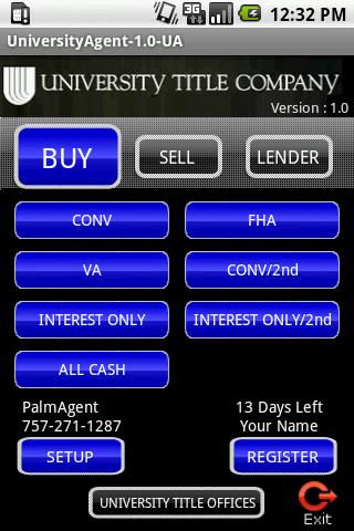 UniversityAgent Android Finance