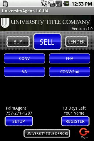 UniversityAgent Android Finance