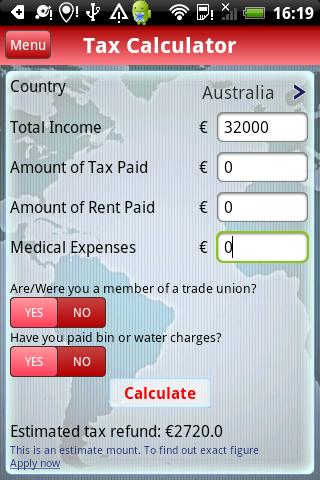 Taxback.com Android Finance