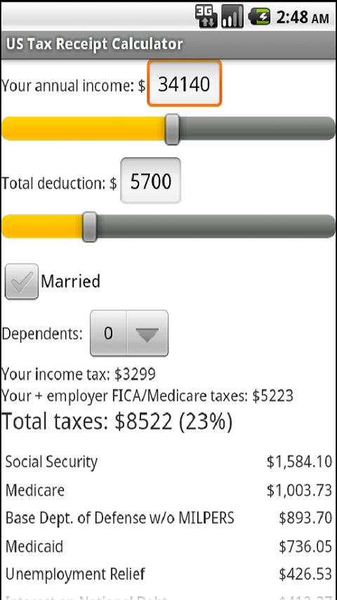 Tax Receipt Android Finance