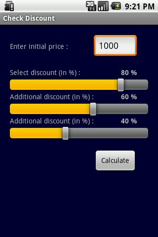 Check Discount Android Finance