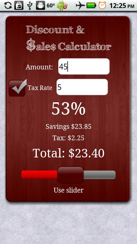 Discount Calculator Plus Android Finance