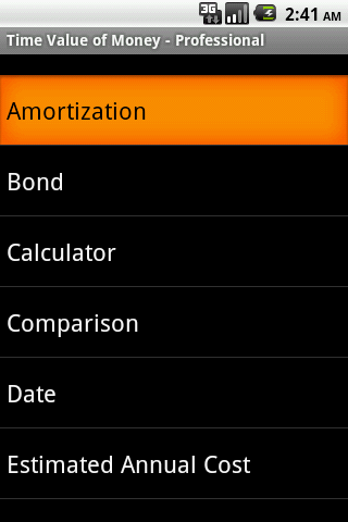 Time Value of Money Pro- Trial Android Finance