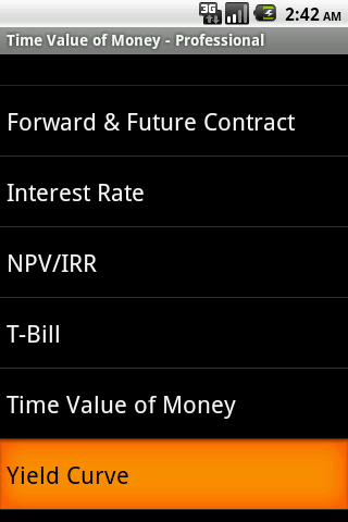 Time Value of Money Pro- Trial Android Finance