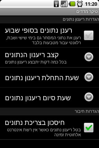 Tel-Aviv Ticker Android Finance