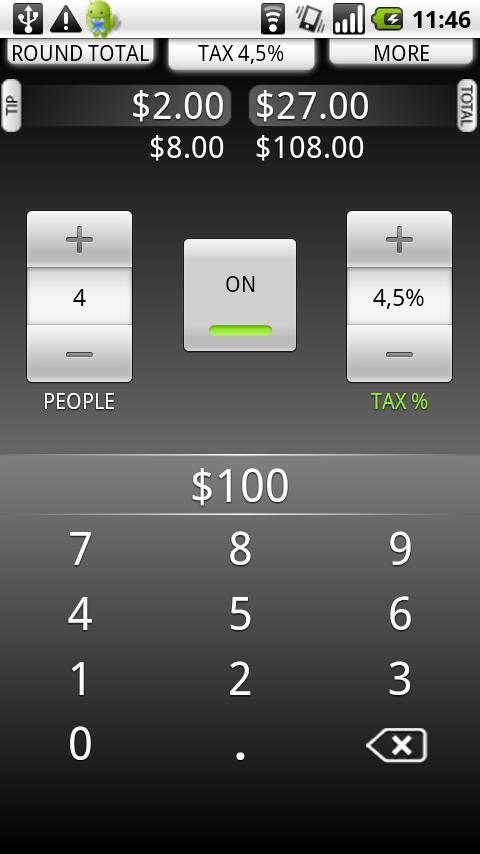 Tip Calculator Pro TradeFields Android Finance