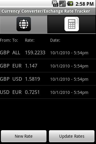 Currency Converter / Fx Rates Android Finance