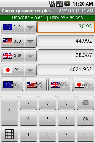 Currency converter plus Android Finance