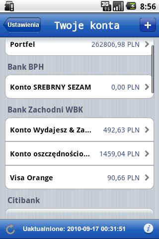 Kontomierz PFM Android Finance