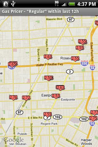 Gas Prices US Android Finance