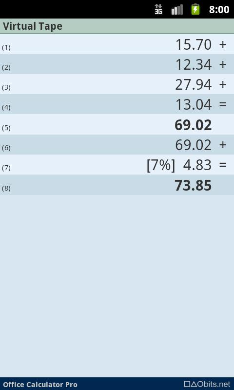 Office Calculator Pro Android Finance