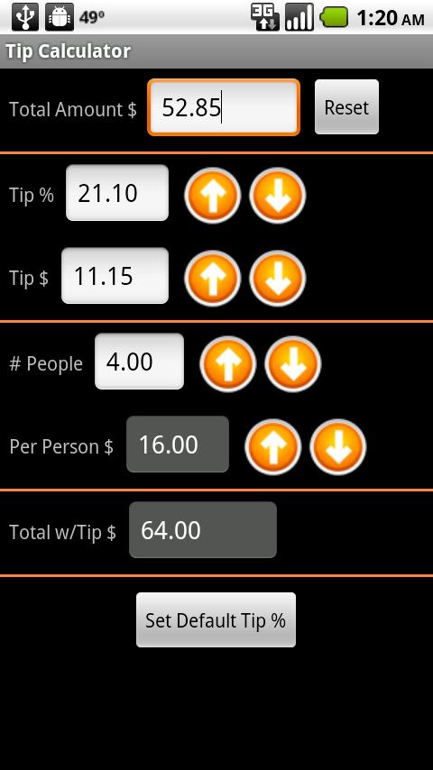 Another Tip Calculator