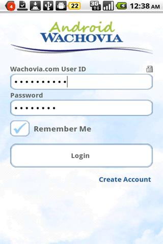 Android Wachovia Android Finance