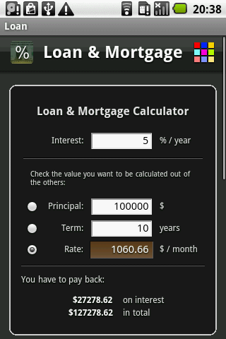 Loan & Mortgage Free Android Finance
