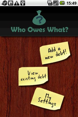 Who Owes What? Pro Android Finance