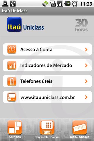 Itaú Uniclass Android Finance