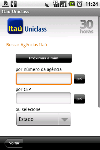 Itaú Uniclass Android Finance