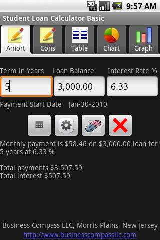 Student Loan Calculator  Basic Android Finance