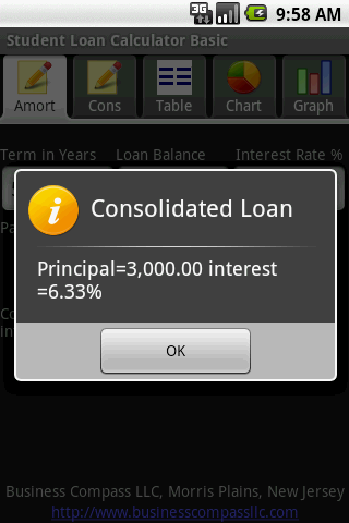 Student Loan Calculator  Basic Android Finance