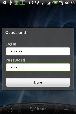 Osuusfantti Android Finance