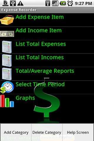 Expense Recorder Android Finance