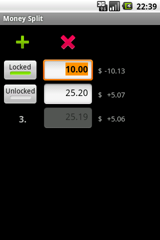 Money Split tip calculator Android Finance