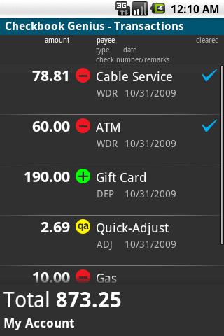 Checkbook Genius 1.5.1 Android Finance