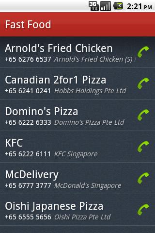 SG Hotlines Android Lifestyle