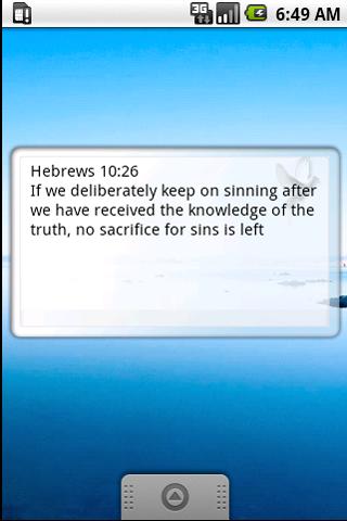 Bible quote widget Android Lifestyle