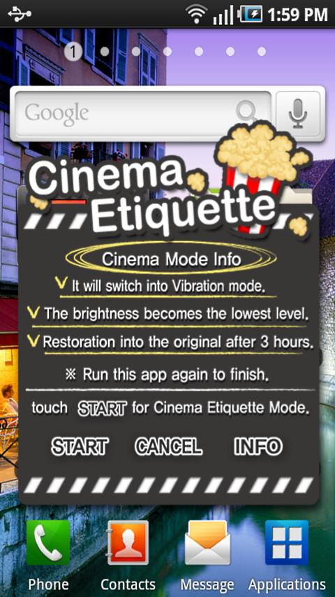 Cinema Etiquette Android Lifestyle