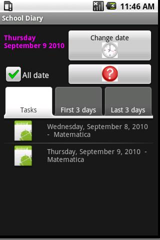 Agenda school Android Lifestyle