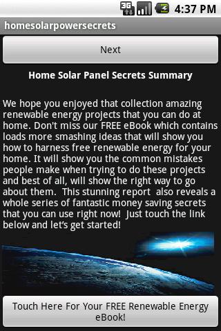 Home Solar Power Secrets Android Lifestyle