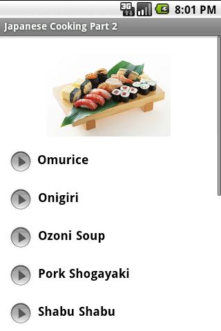Learn To Cook Japanese Part 2 Android Lifestyle