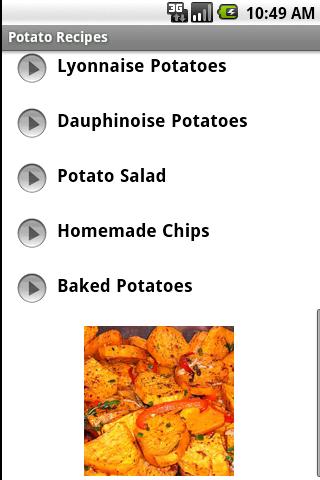 Potato Recipes Android Lifestyle