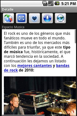 Musica Top Noticias Android Lifestyle