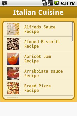 Italian Cuisine1Z Android Lifestyle