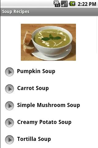 Soup Recipes Android Lifestyle