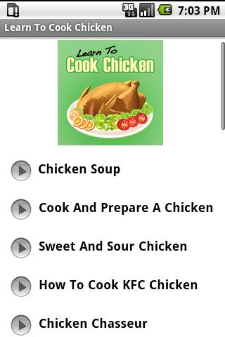 Learn To Cook Chicken Android Lifestyle