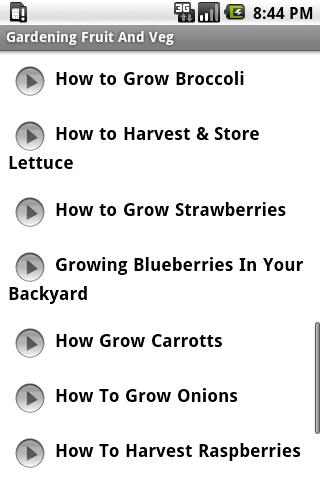 Gardening Fruit & Veg Android Lifestyle