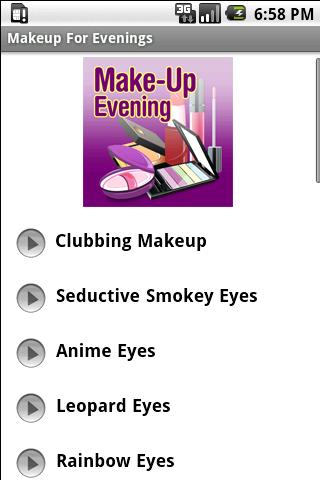 Makeup For Evenings Android Lifestyle