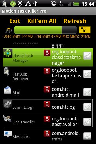 Motion Task Killer Pro Android Lifestyle