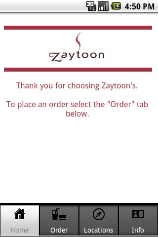 Zaytoon Ordering Android Lifestyle